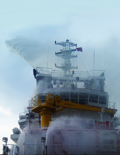 The first NGC fire pump gearboxes succeeded in the sea trial