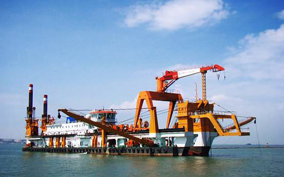 NGC Side Winch Gearbox was Installed in 揟ianlin?Dredger of CCCC Tianjin Dredging Company
