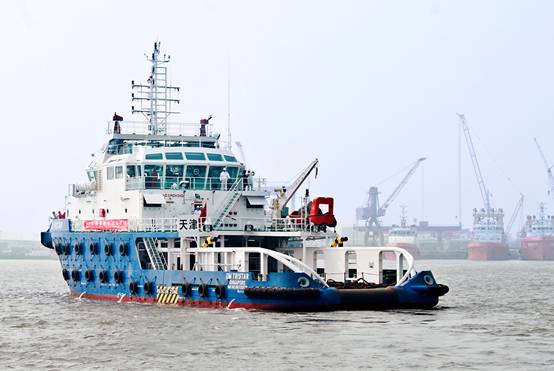 46m AHT propulsion system made by Nanjing High Accurate Marine Equipment Co., Ltd for a Singapore shipowner finished the sea trial successfully